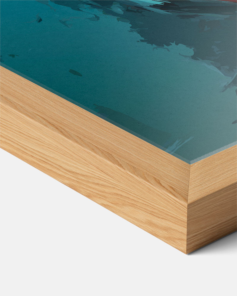 Pittige Paprika Kunstposter-WallArtistic