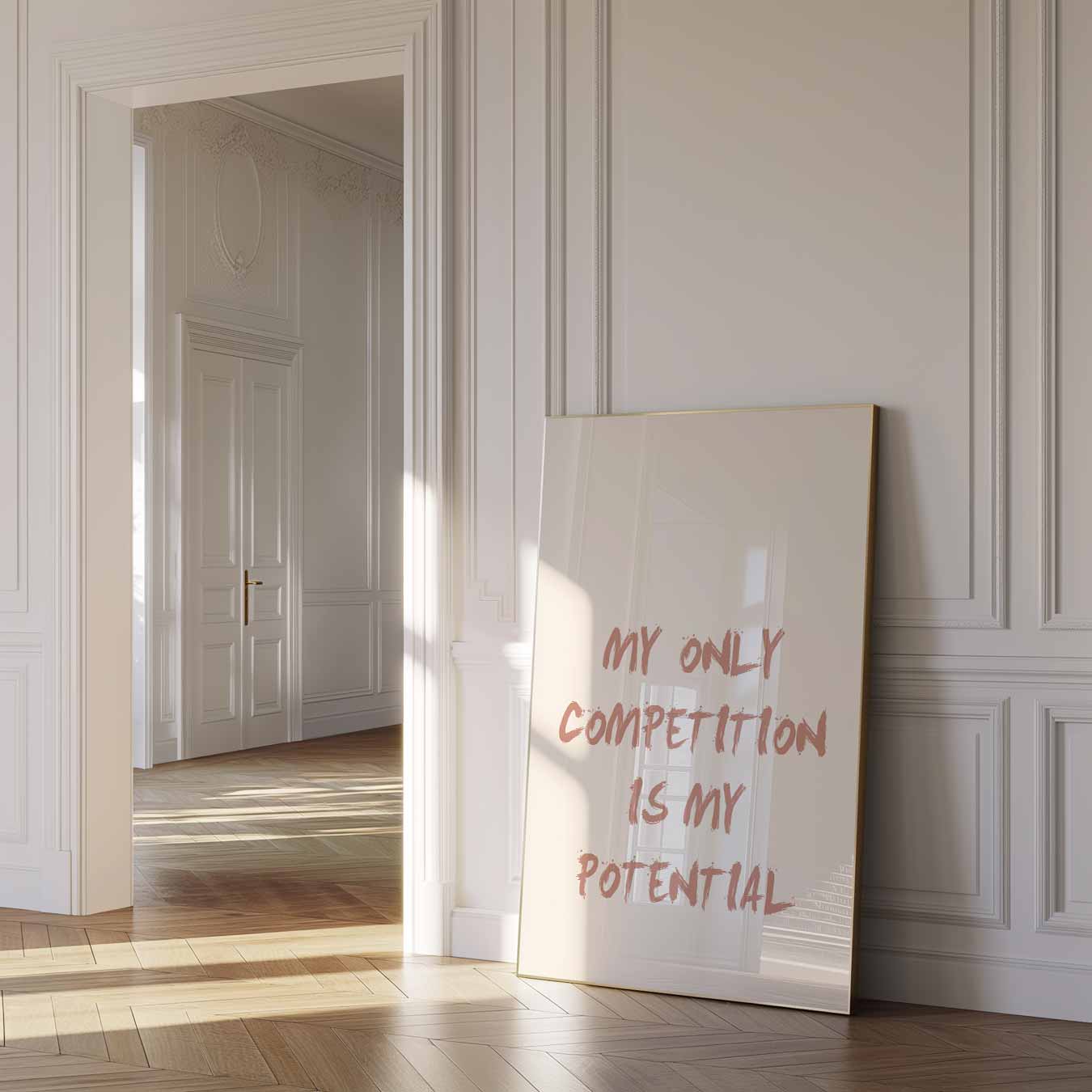 Inspirerende Potentie Poster-WallArtistic