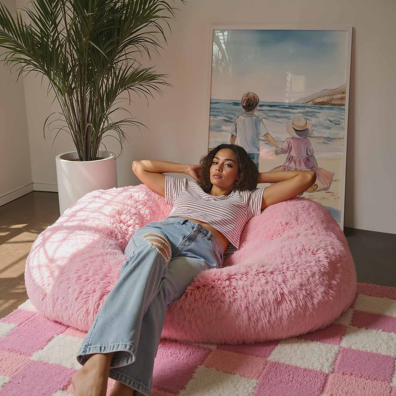 Zomers Wandeling aan Zee Poster-WallArtistic