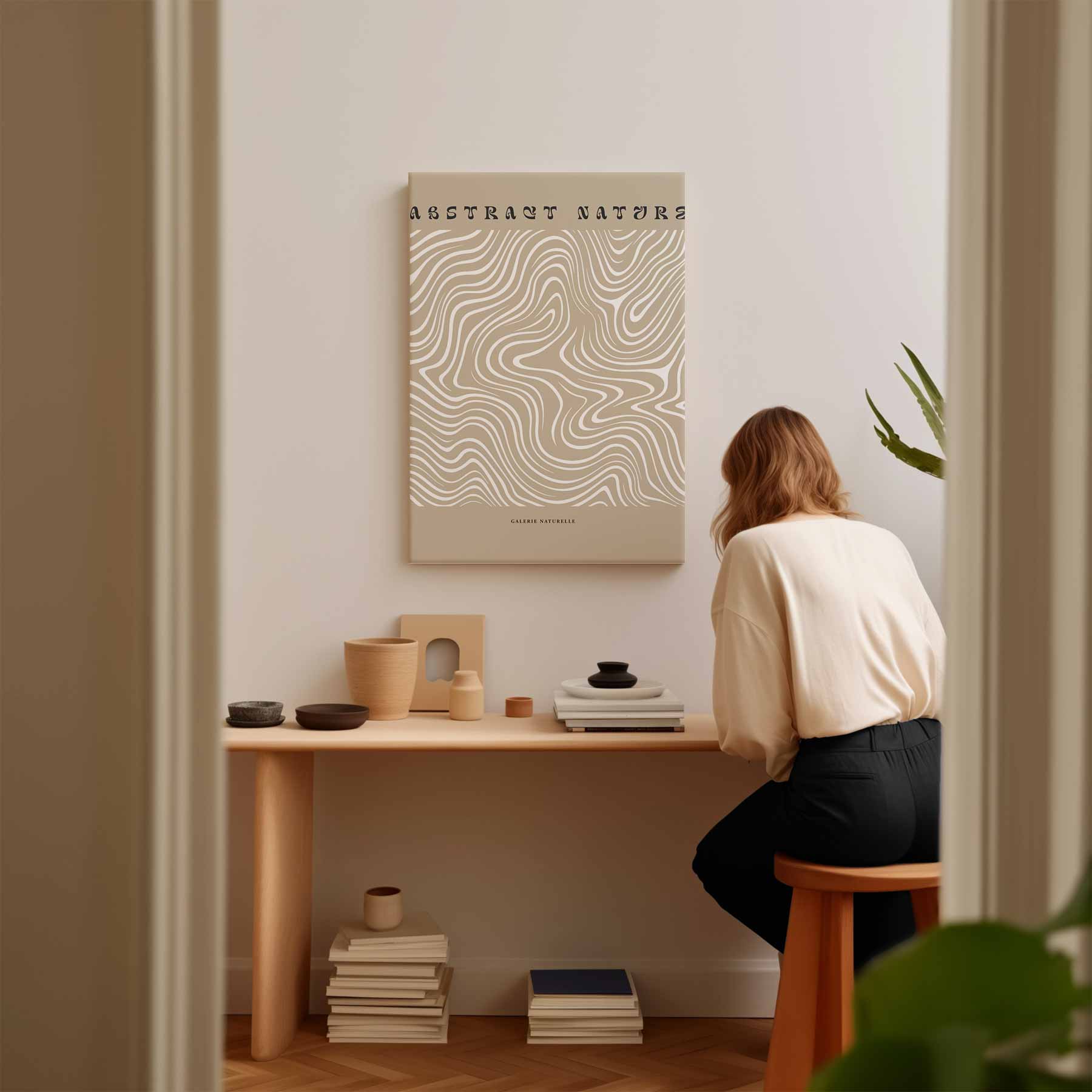 Abstracte Natuurpatronen Kunstprint Kunstwerk-canvas-dibond-plexiglas-wanddecoratie-WallArtistic