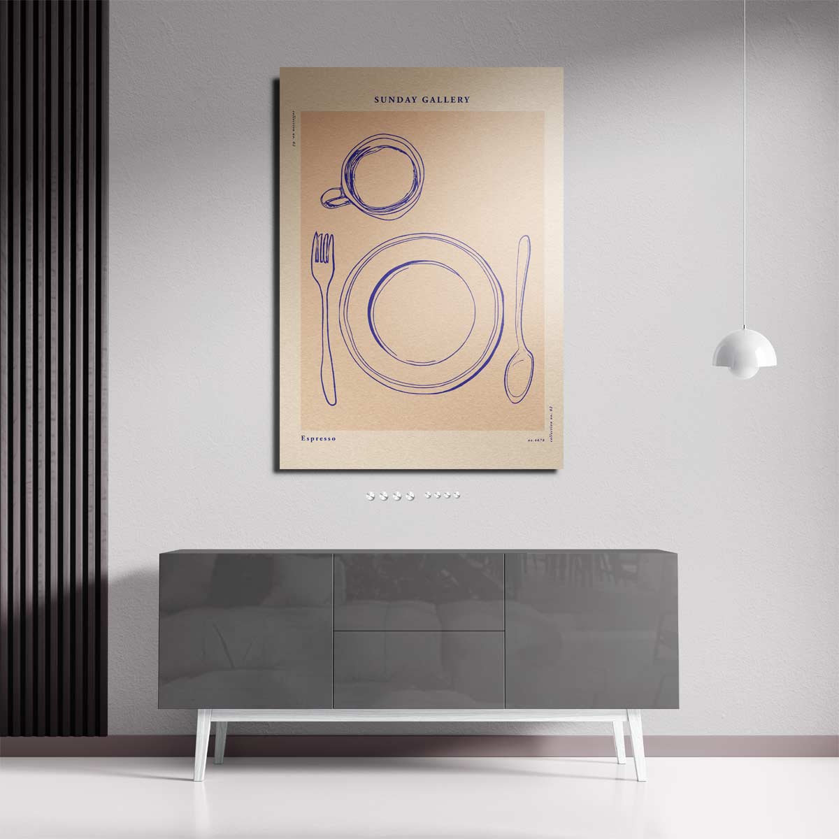 Zondagse Tafelschets Kunstwerk-canvas-dibond-plexiglas-wanddecoratie-WallArtistic