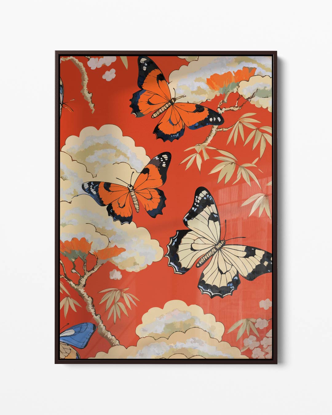 Vlinders in de Lucht Kunstwerk-canvas-dibond-plexiglas-wanddecoratie-WallArtistic