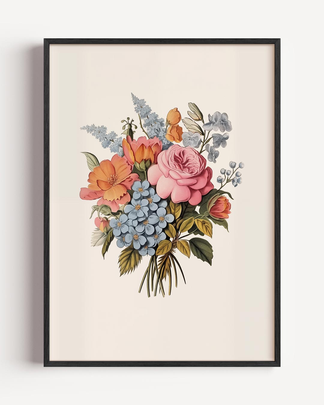 Bloemenpracht Vintage Poster-WallArtistic
