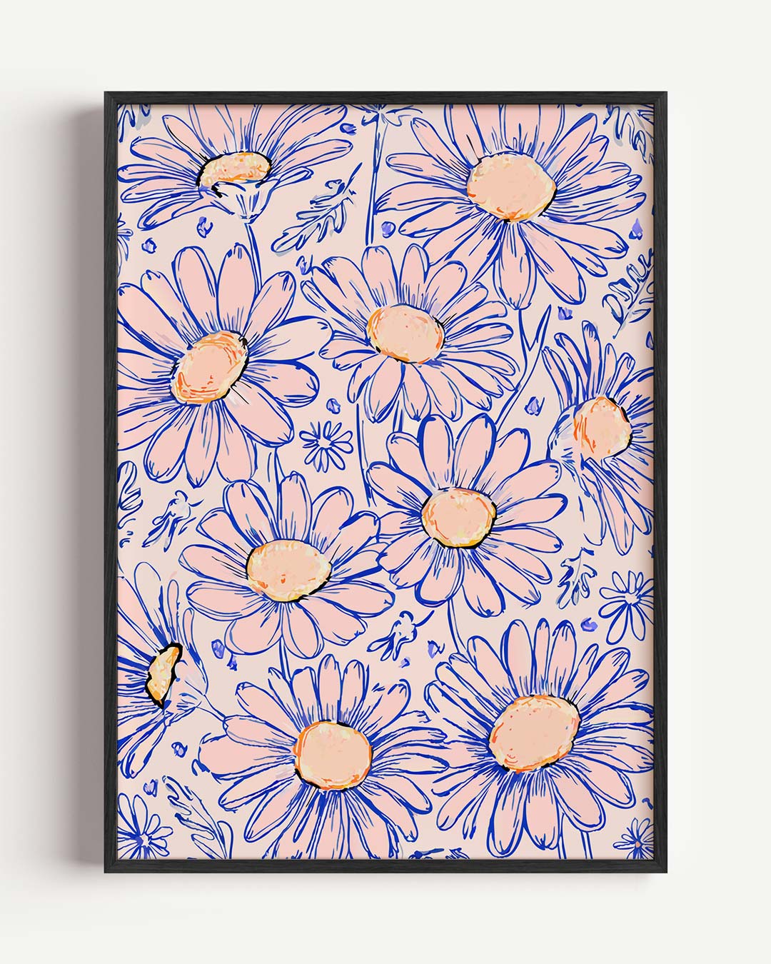 Bloemrijke Vrolijkheid Poster-WallArtistic