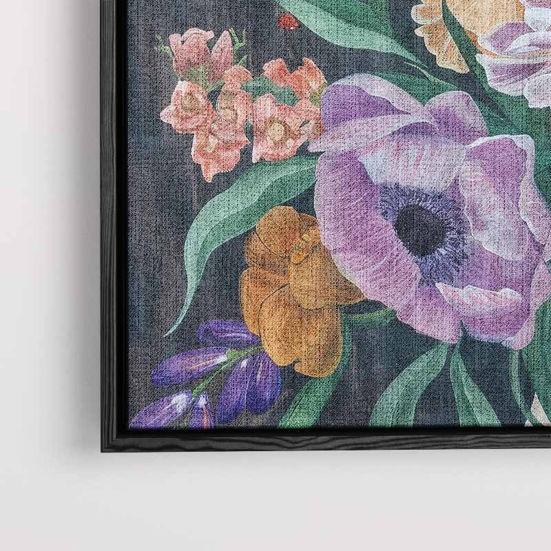 Bloemenpracht op Canvas Kunstwerk-canvas-dibond-plexiglas-wanddecoratie-WallArtistic