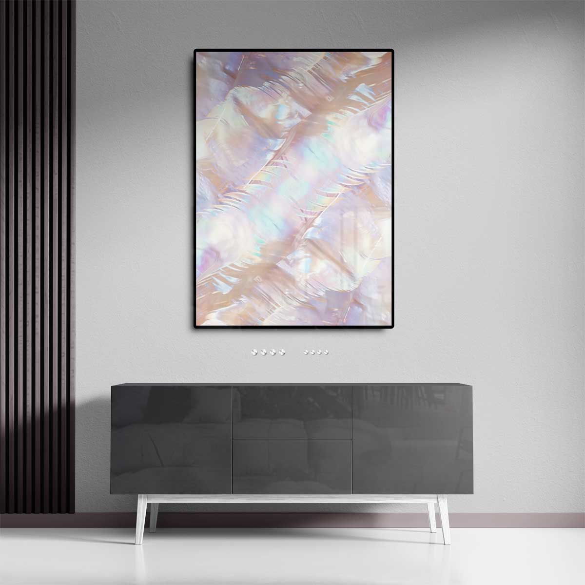 Dromerige Pastelverlichting Kunstwerk-canvas-dibond-plexiglas-wanddecoratie-WallArtistic
