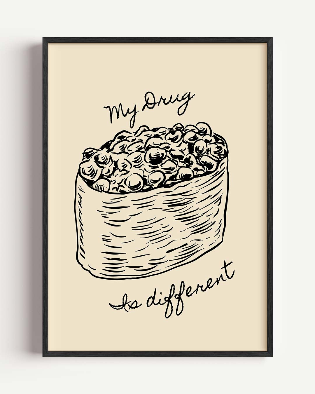Speelse Snack Inspiratie Poster-WallArtistic