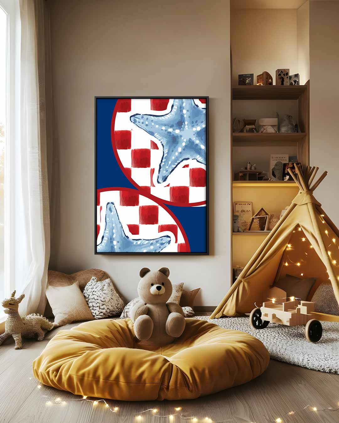 Zeeavontuur op Canvas Kunstwerk-canvas-dibond-plexiglas-wanddecoratie-WallArtistic
