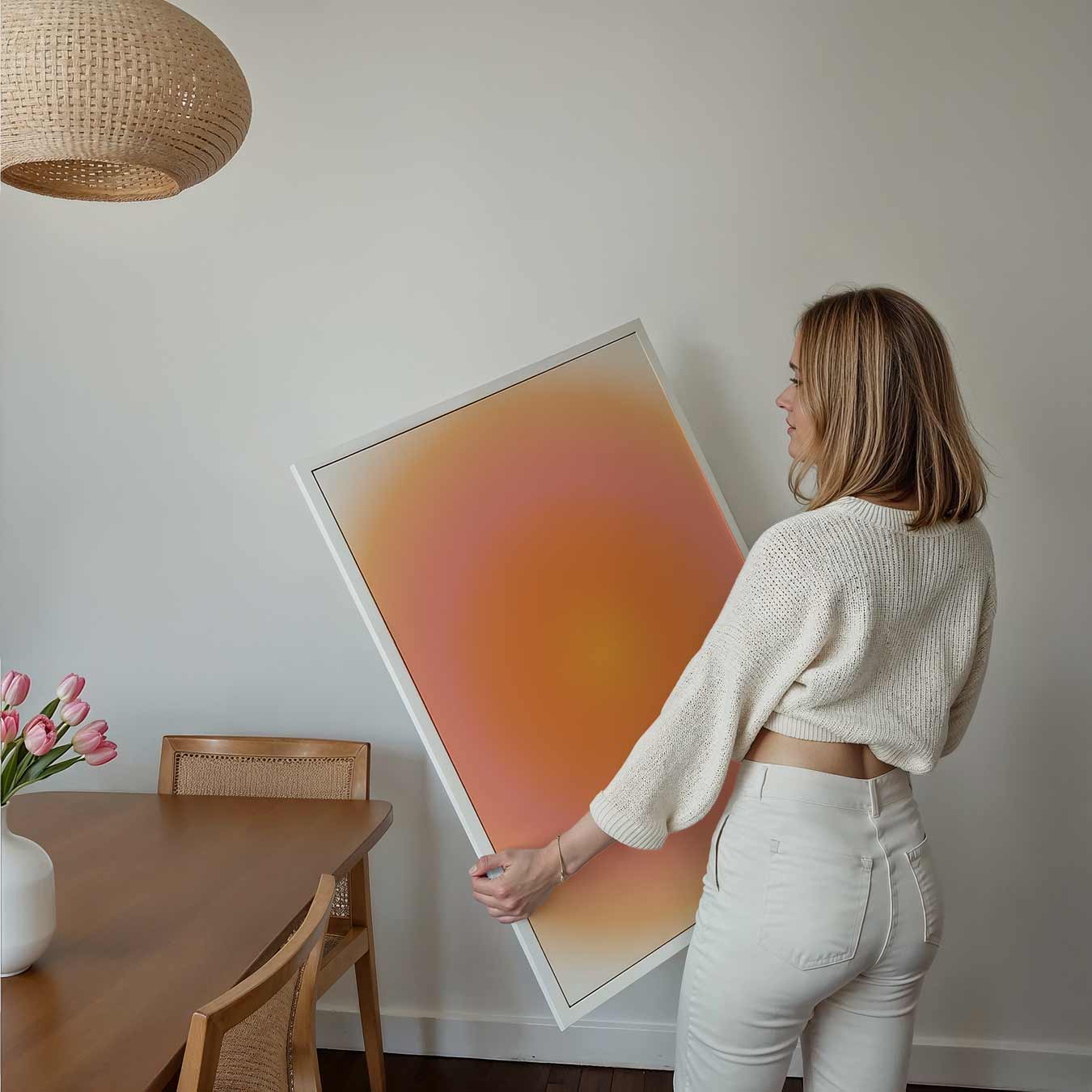 Zonsondergang Dromer Poster-WallArtistic