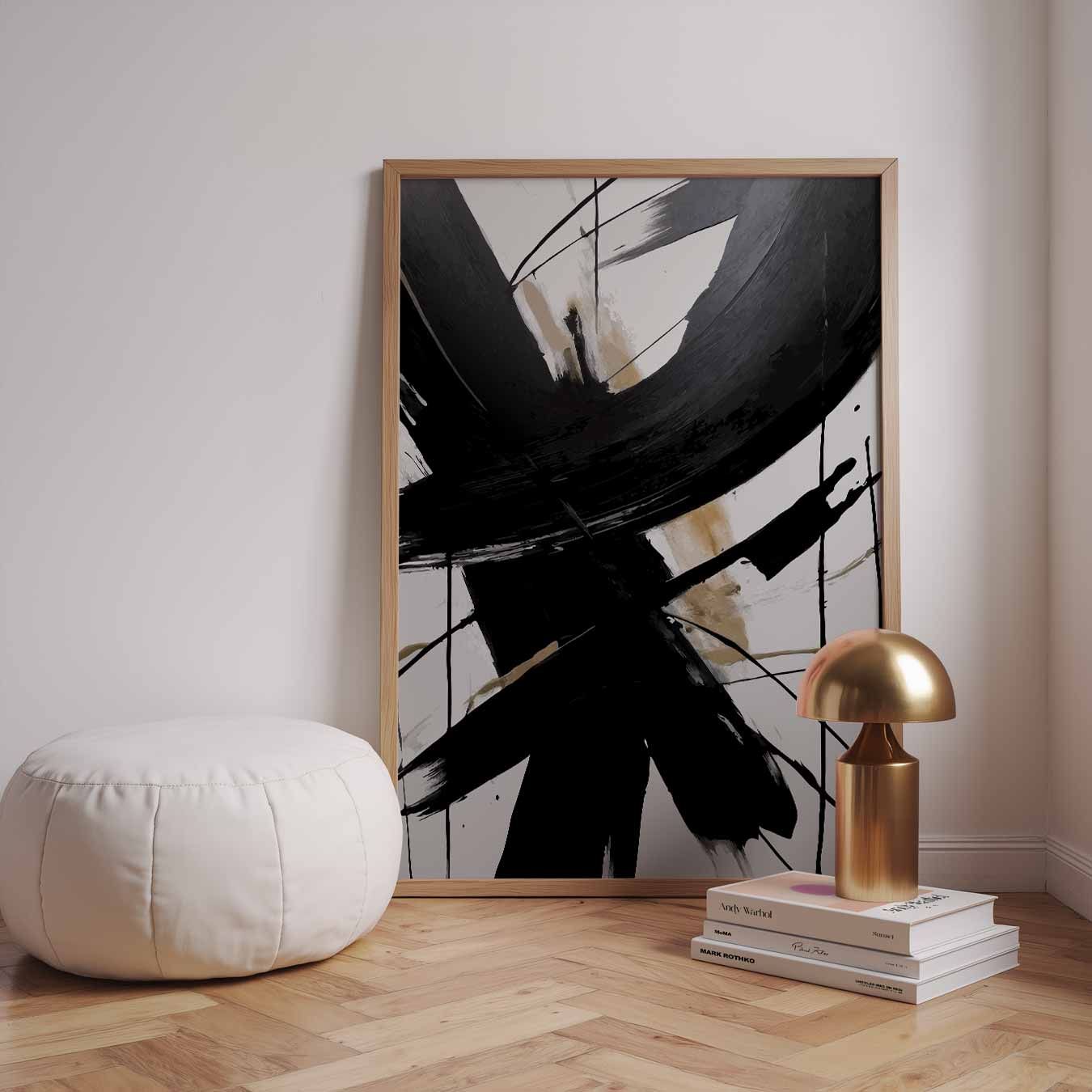 Moderne Abstracte Expressie Poster