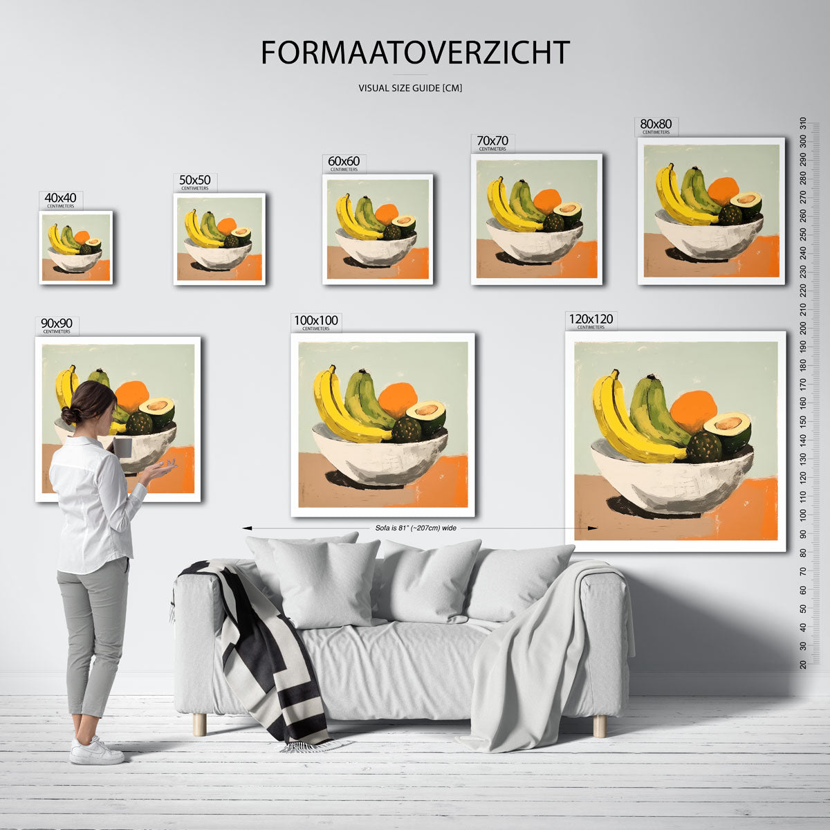 Fruit in schaal Poster