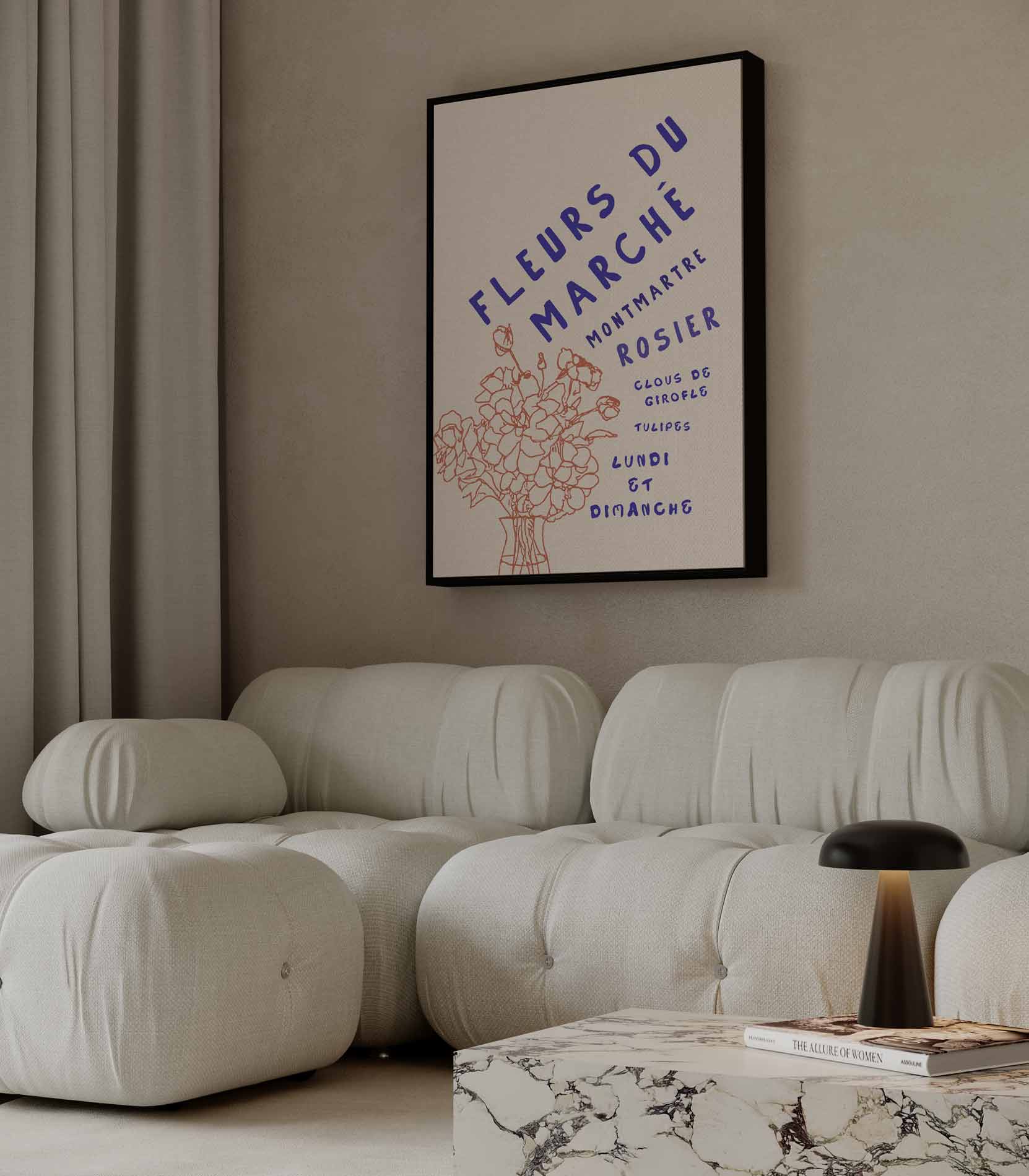 Fleurs du Marché Poster
