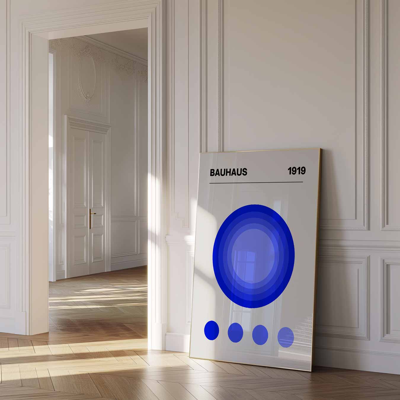 Bauhaus Cirkel Kunstposter