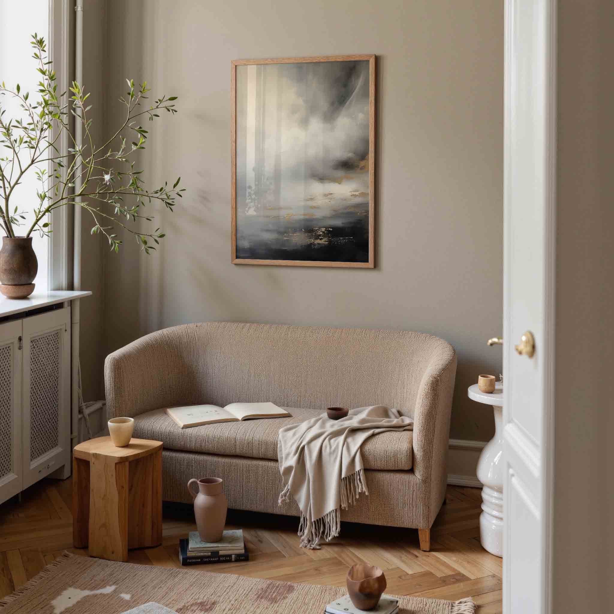 Abstracte wolken Poster