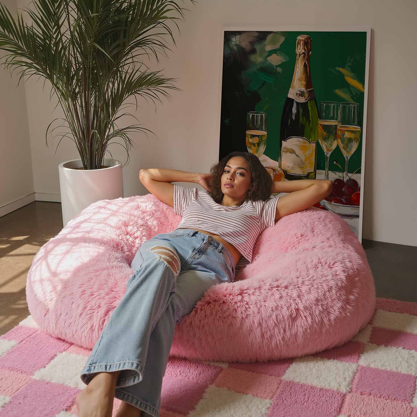 Luxe Champagne Brunch Poster-WallArtistic