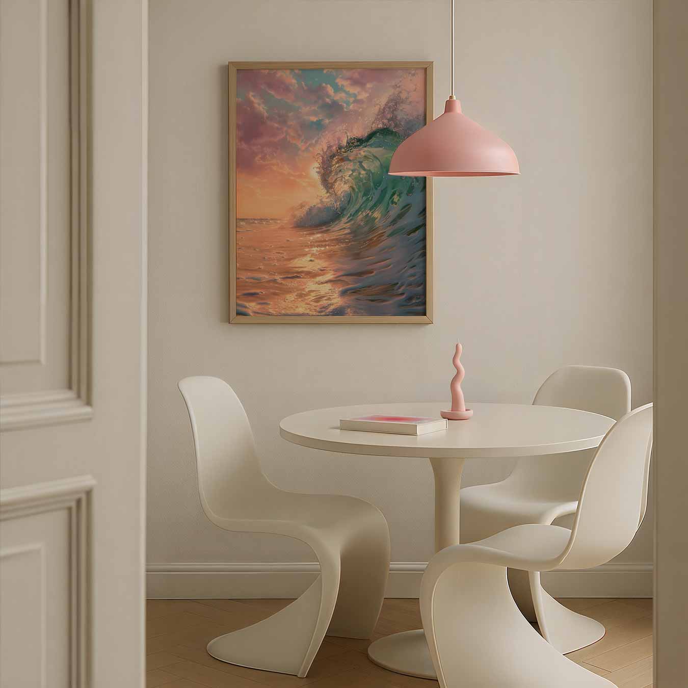 Golven van de Zonsondergang Poster