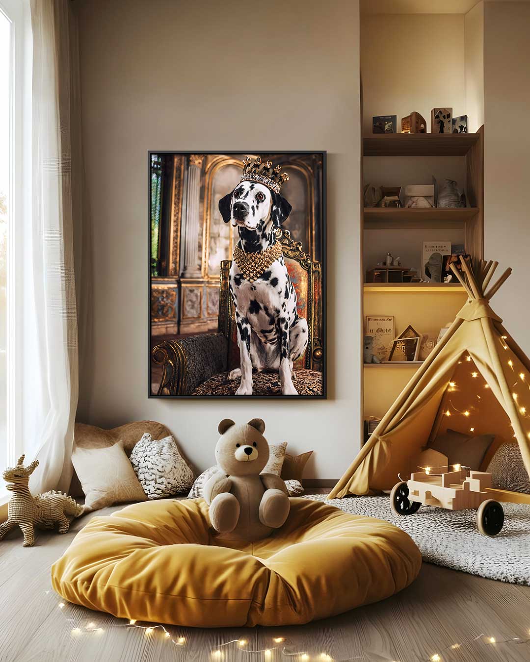 Koninklijke Dalmatiër in het Paleis Kunstwerk