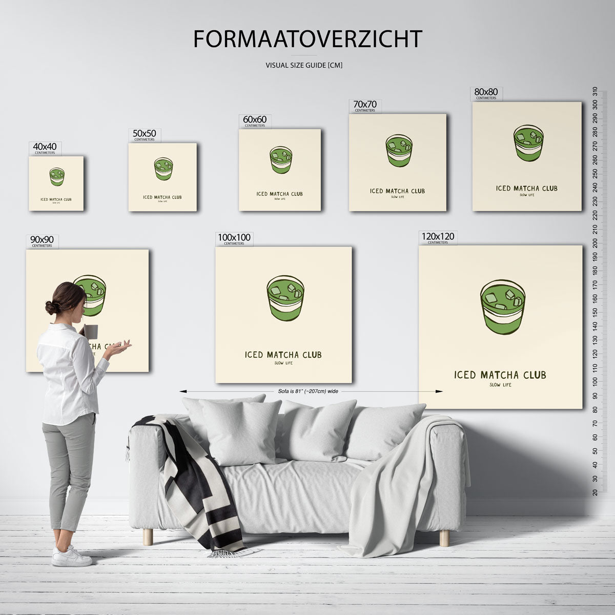 Iced matcha club Poster