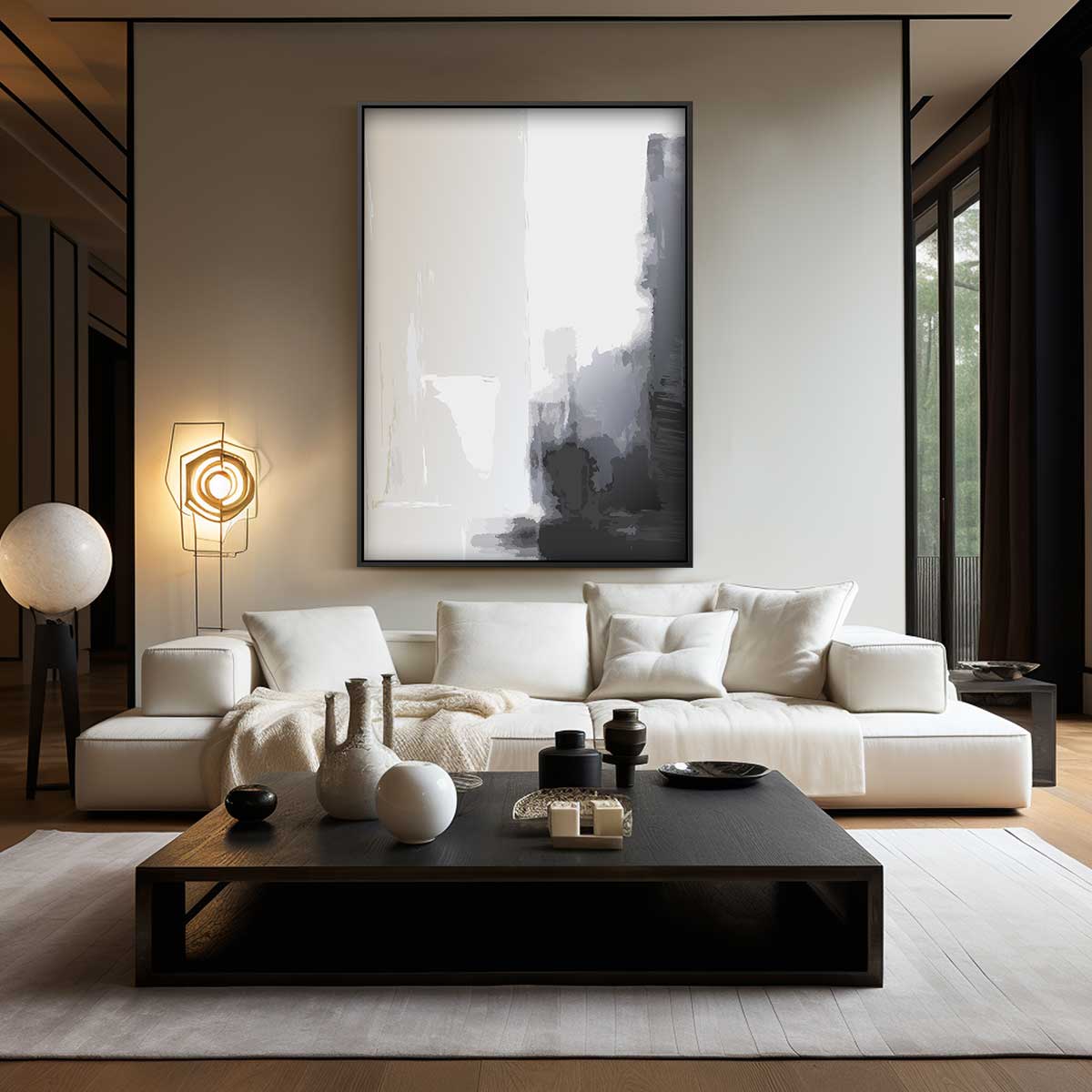 Stil Leven in Abstractie Kunstwerk-canvas-dibond-plexiglas-wanddecoratie-WallArtistic