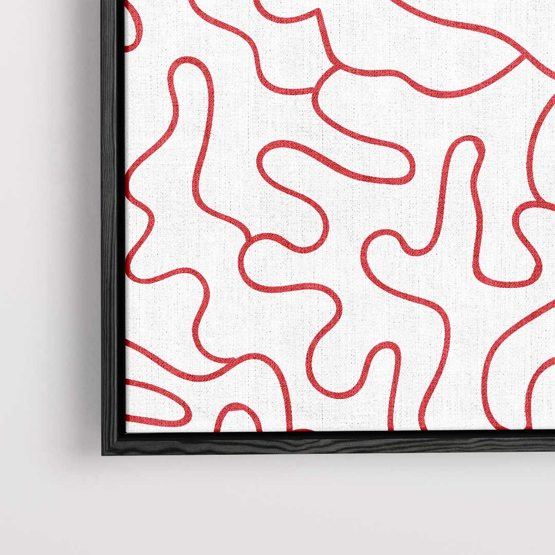 Dansende Lijnen Kunstwerk-canvas-dibond-plexiglas-wanddecoratie-WallArtistic