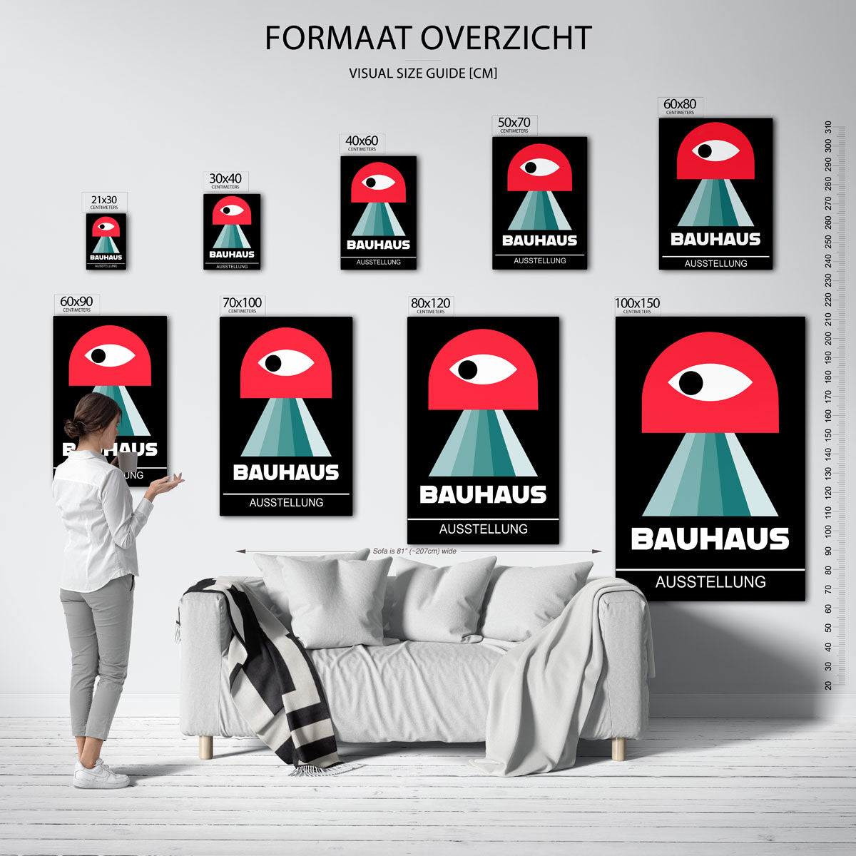 Vorm en kleur Poster