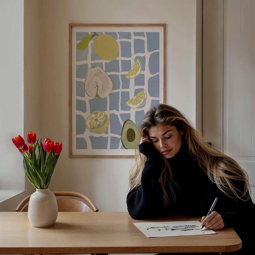 Zomerse Fruitsensaties Poster-WallArtistic