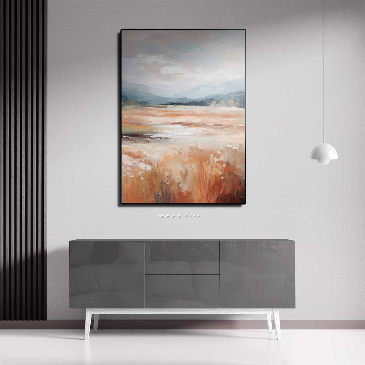 Rustige Herfstlandschap Kunstwerk-canvas-dibond-plexiglas-wanddecoratie-WallArtistic