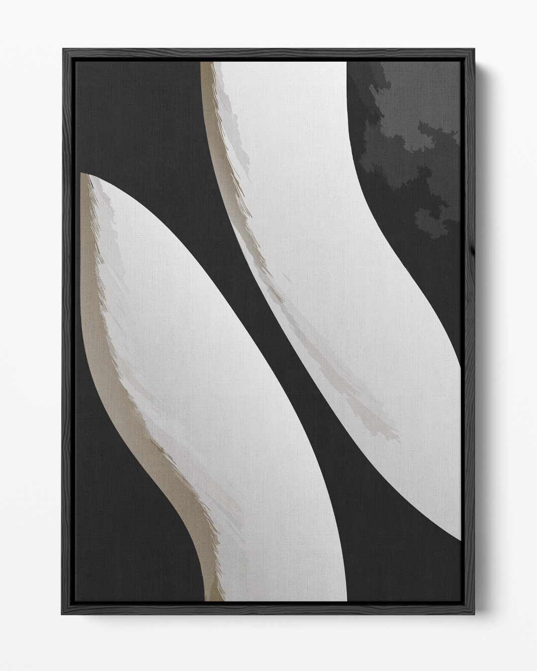 Golvende Vormen in Balans Kunstwerk-canvas-dibond-plexiglas-wanddecoratie-WallArtistic