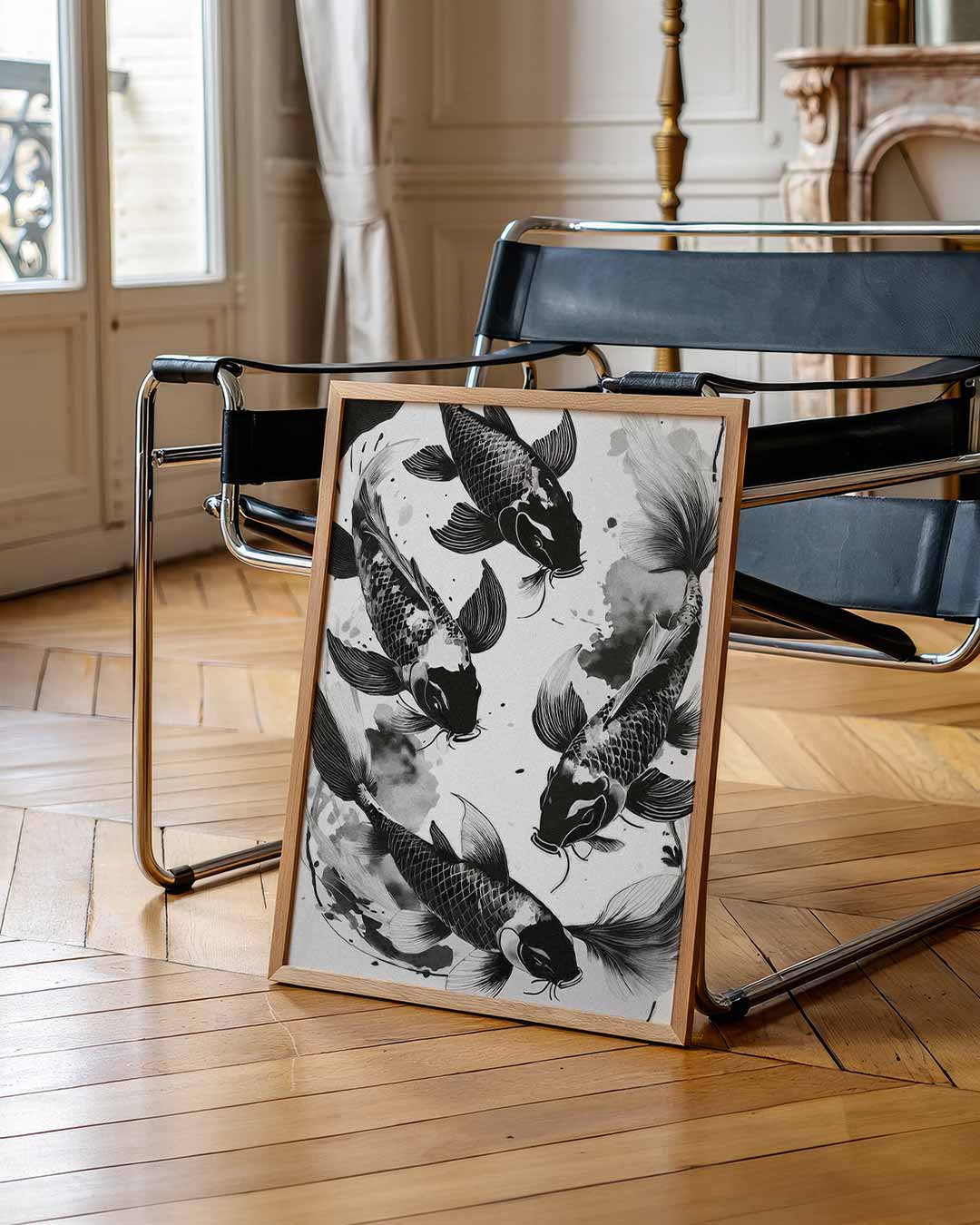 Zen Koi Karper Poster-WallArtistic