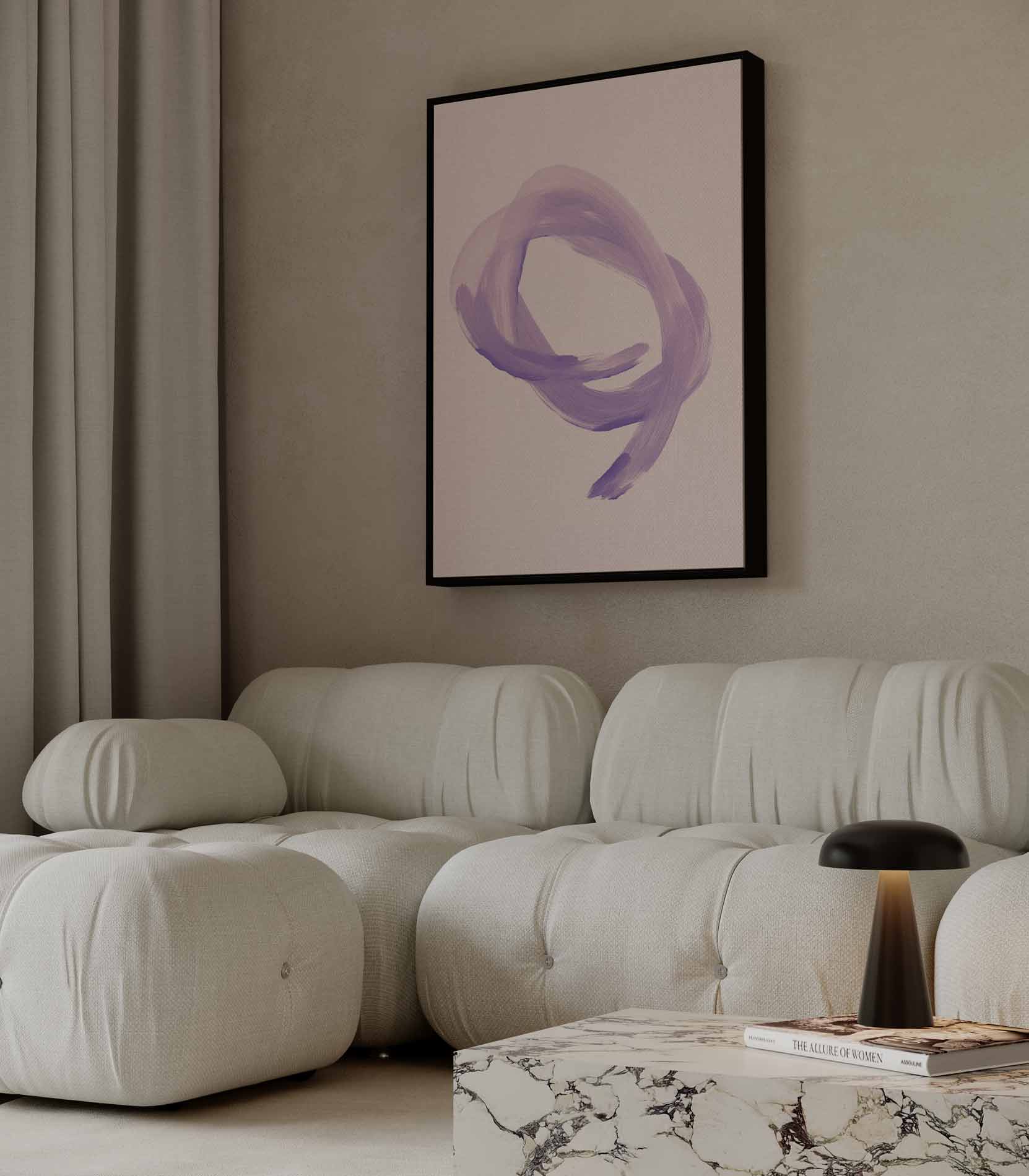 Dans van Lila Kunstwerk-canvas-dibond-plexiglas-wanddecoratie-WallArtistic