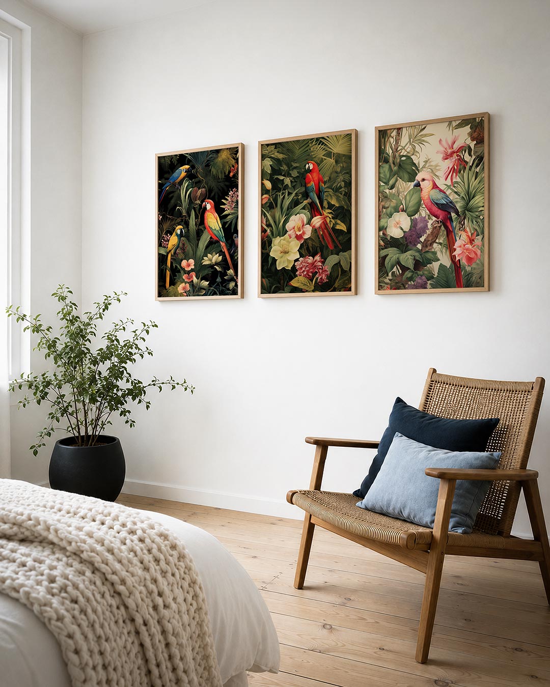 Tropische kleurexplosie Posterset