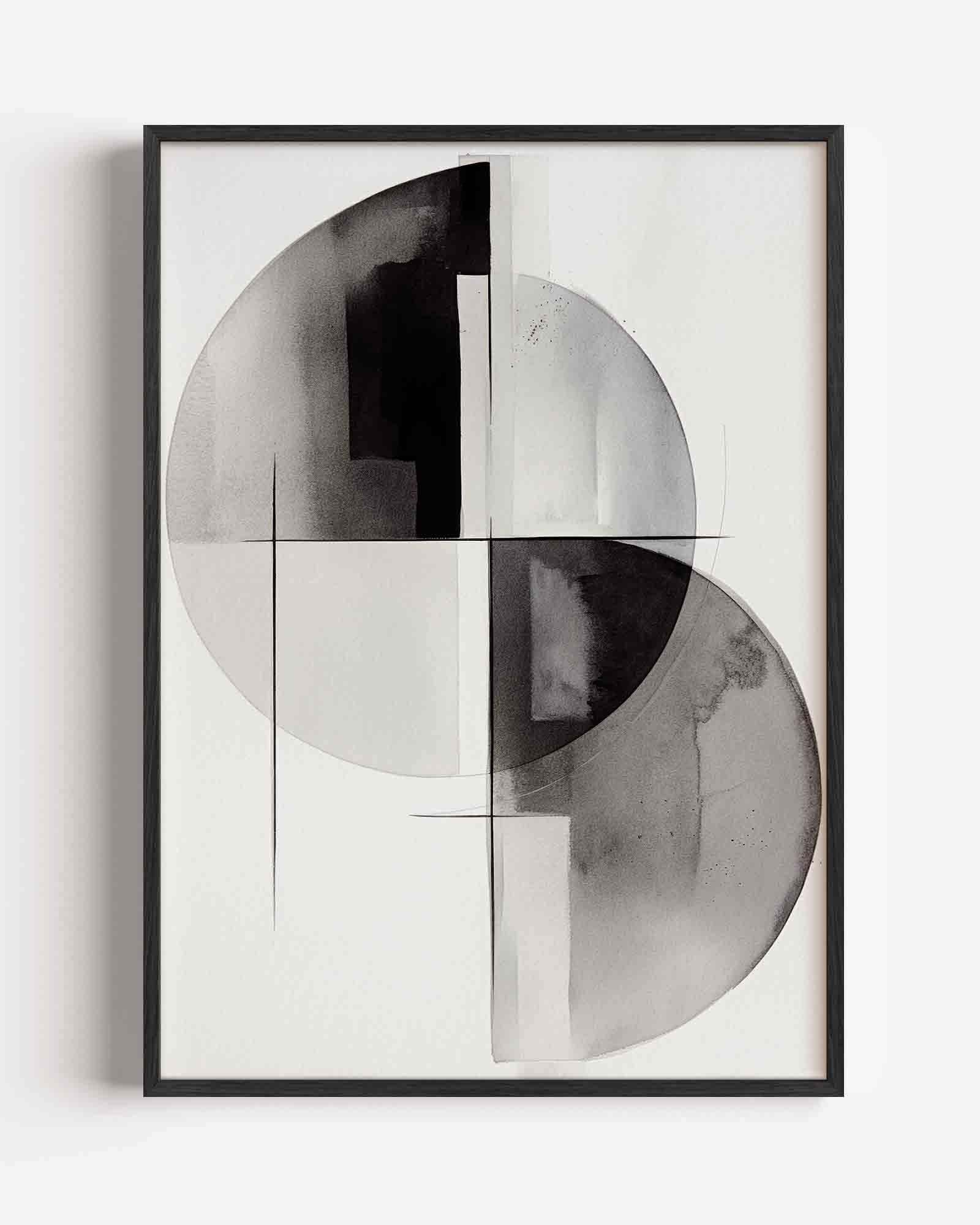 Abstracte vormen Poster