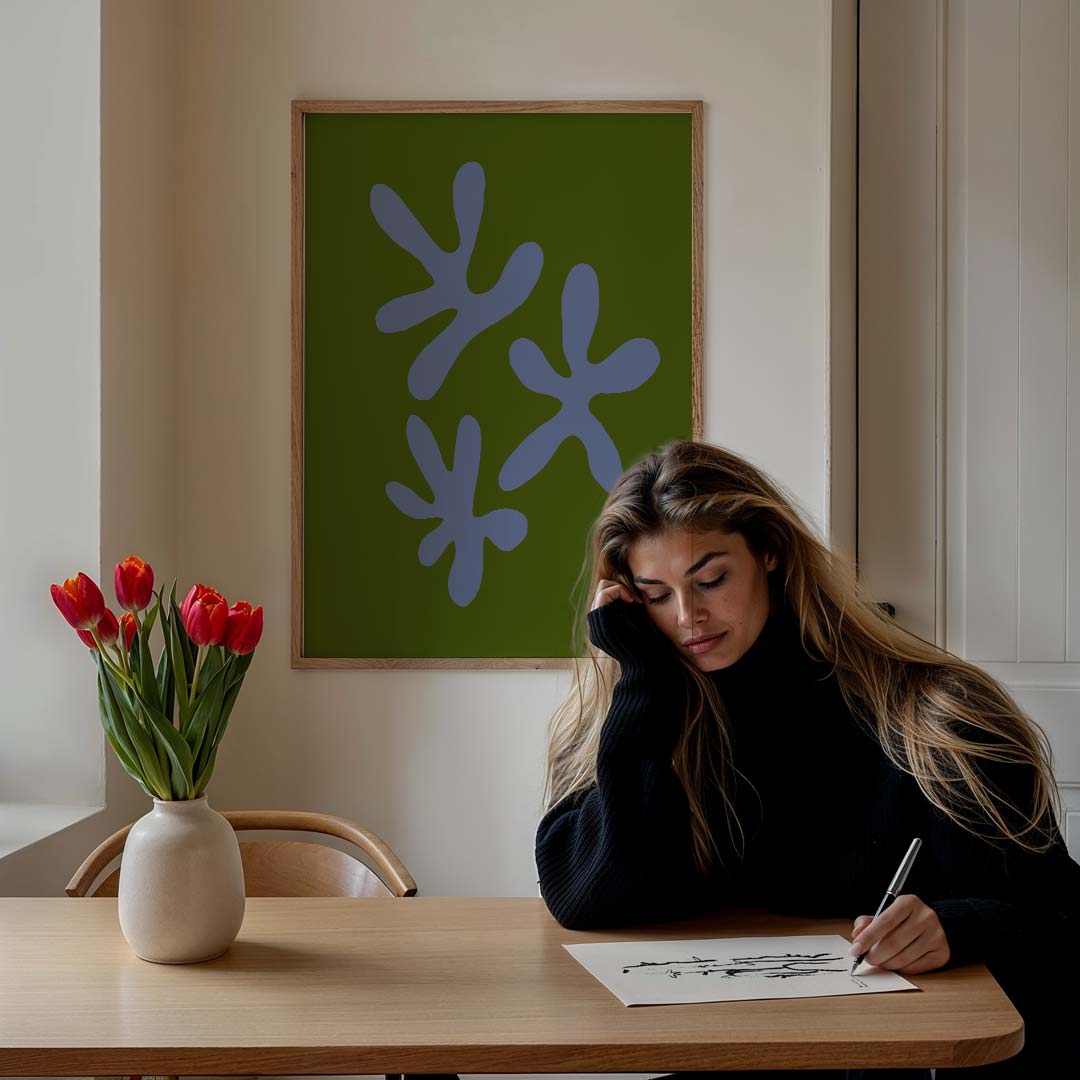 Botanische Kunstprint Poster-WallArtistic
