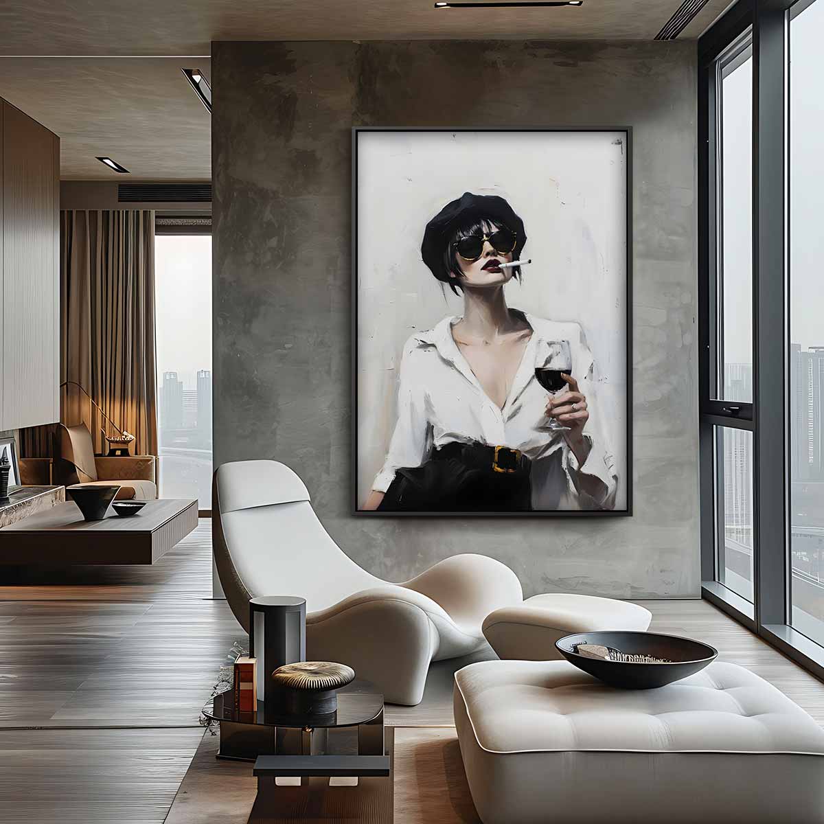 Chic en Nonchalant Kunstwerk-canvas-dibond-plexiglas-wanddecoratie-WallArtistic