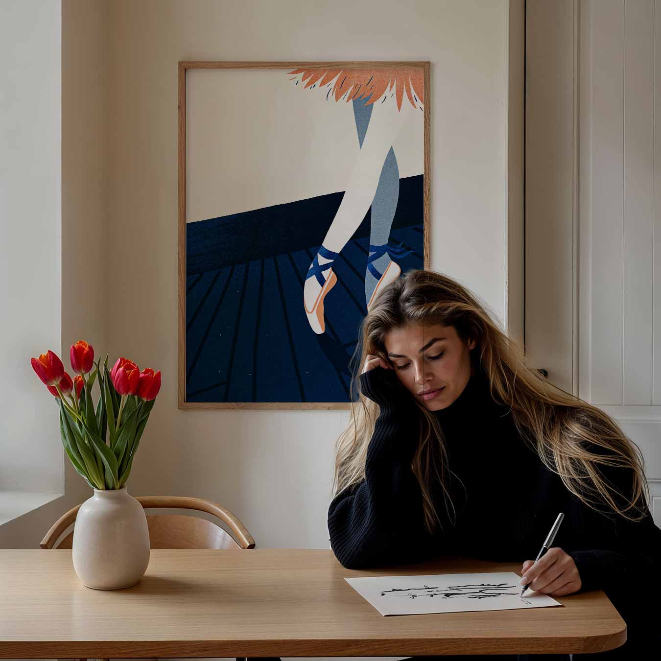 Ballerina Dans Poster-WallArtistic