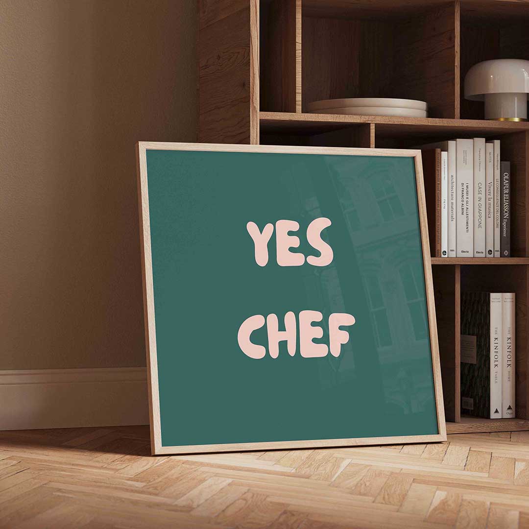 Yes chef Poster