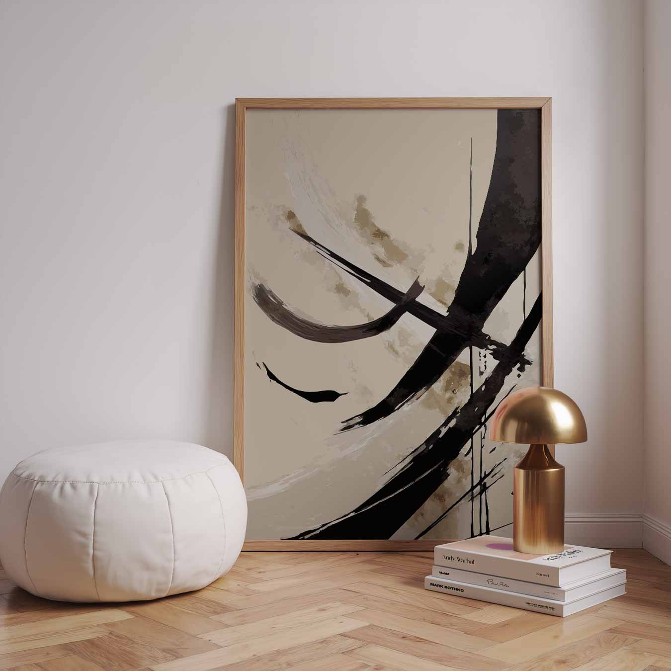 Abstracte Elegantie Poster