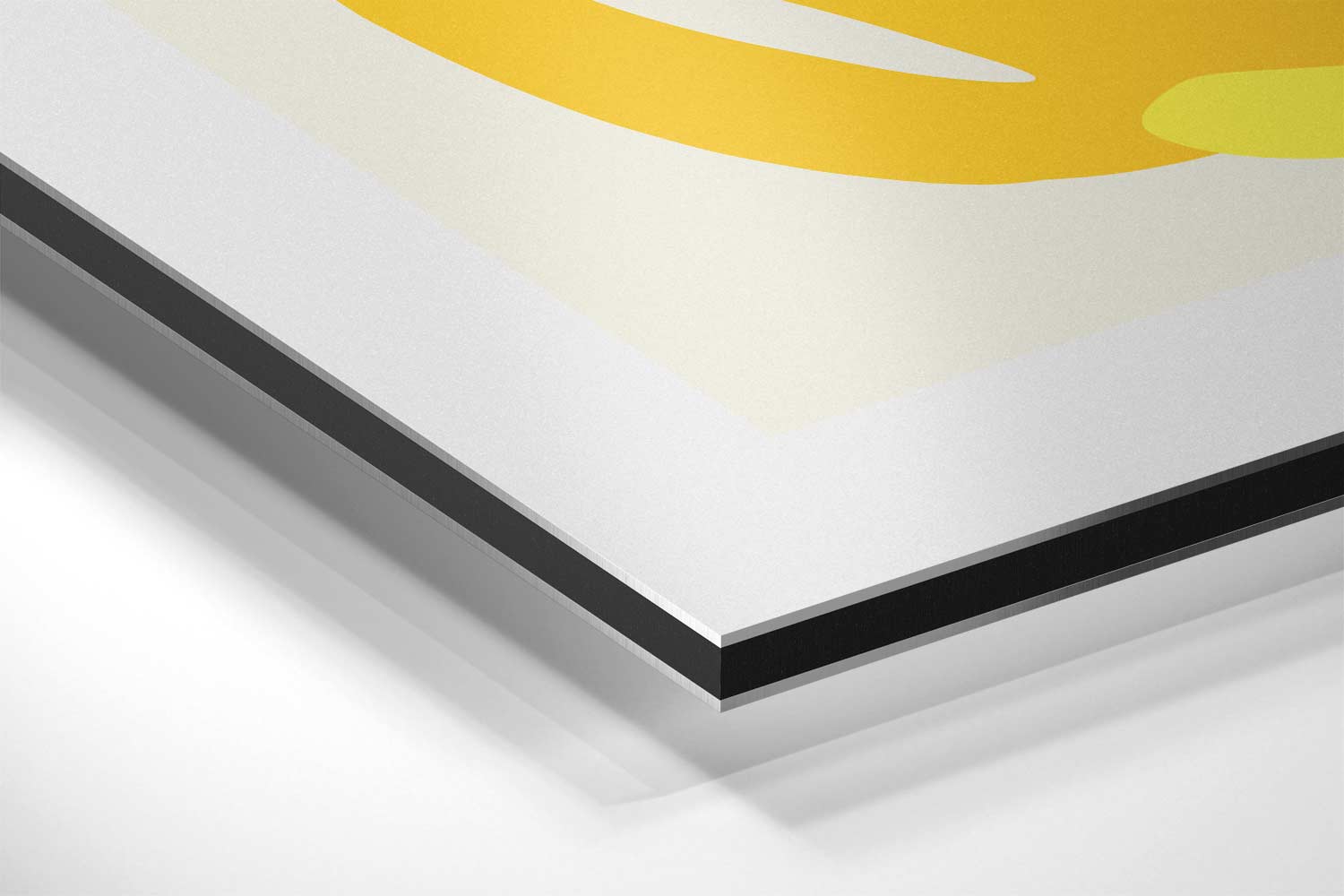 Speelse Bananenpracht Kunstwerk-canvas-dibond-plexiglas-wanddecoratie-WallArtistic