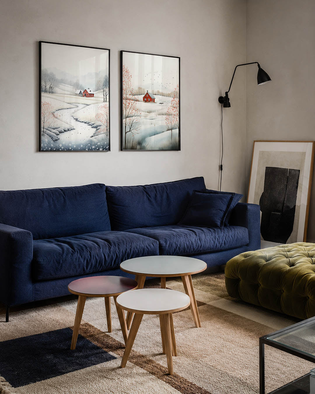 Winterlandschap harmonie Posterset