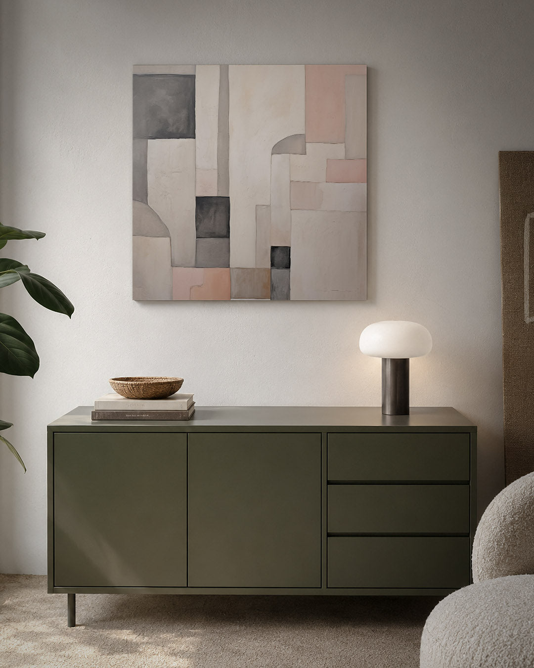 Geometrische vormen Kunstwerk