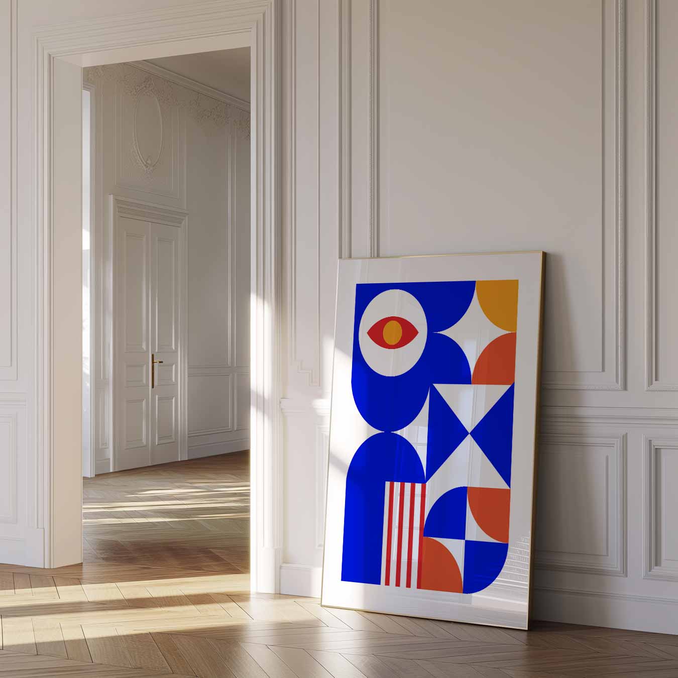 Retro Geometrische Kunstposter-WallArtistic