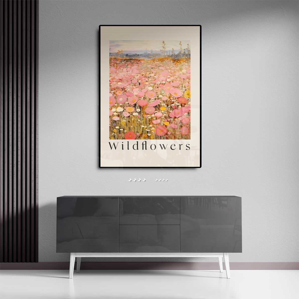 Velden vol Wilde Bloemen Kunstwerk-canvas-dibond-plexiglas-wanddecoratie-WallArtistic