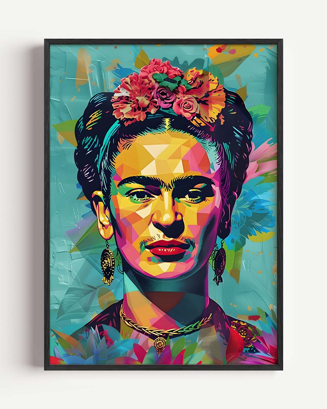 Kleurrijke Vrouwelijke Kracht Poster-WallArtistic