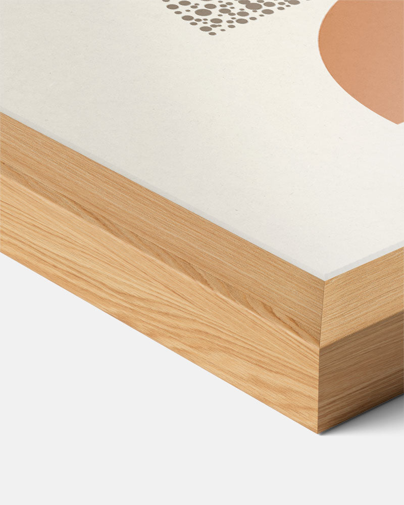 Retro Halve Cirkels Poster-WallArtistic