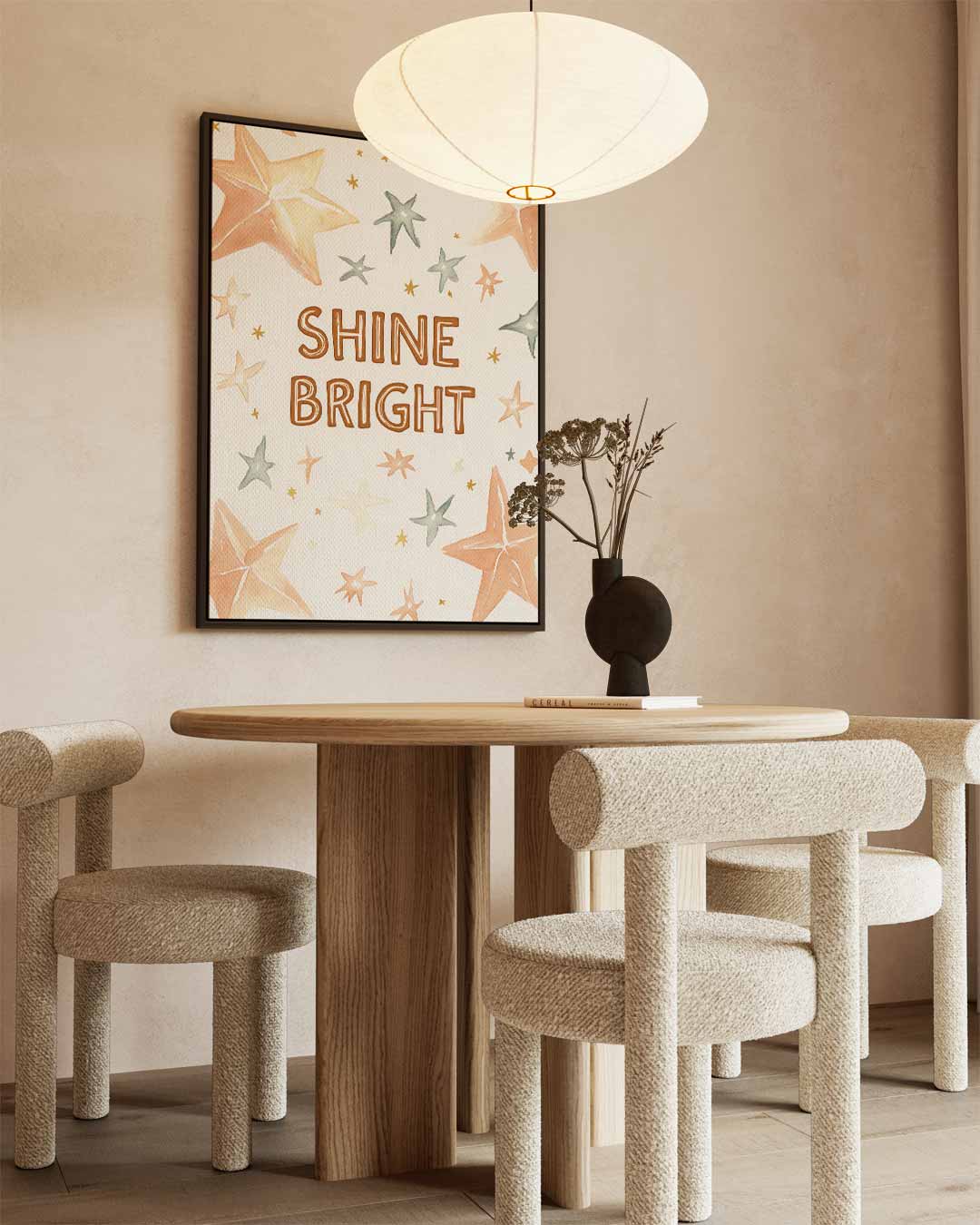 Inspirerende Sterrenposter Kunstwerk-canvas-dibond-plexiglas-wanddecoratie-WallArtistic