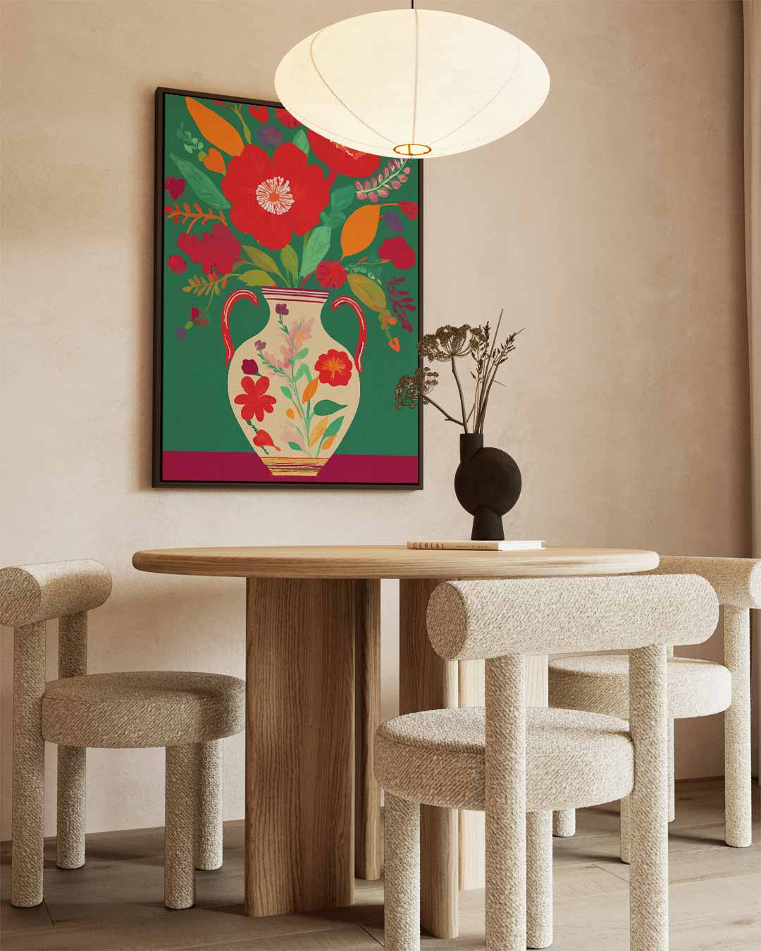 Bloemrijke Kleurenpracht Kunstwerk-canvas-dibond-plexiglas-wanddecoratie-WallArtistic