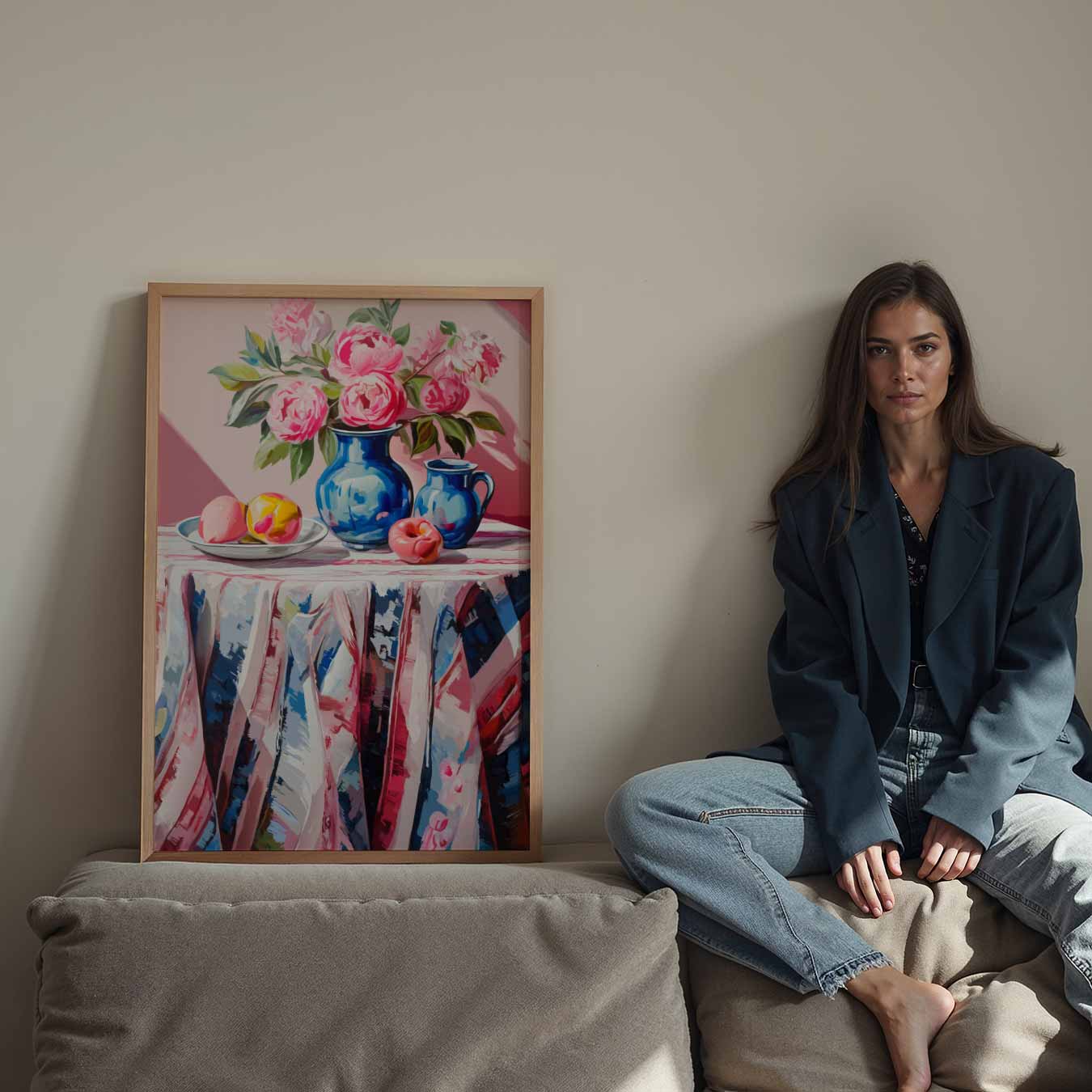 Romantische Bloemengeur Poster-WallArtistic