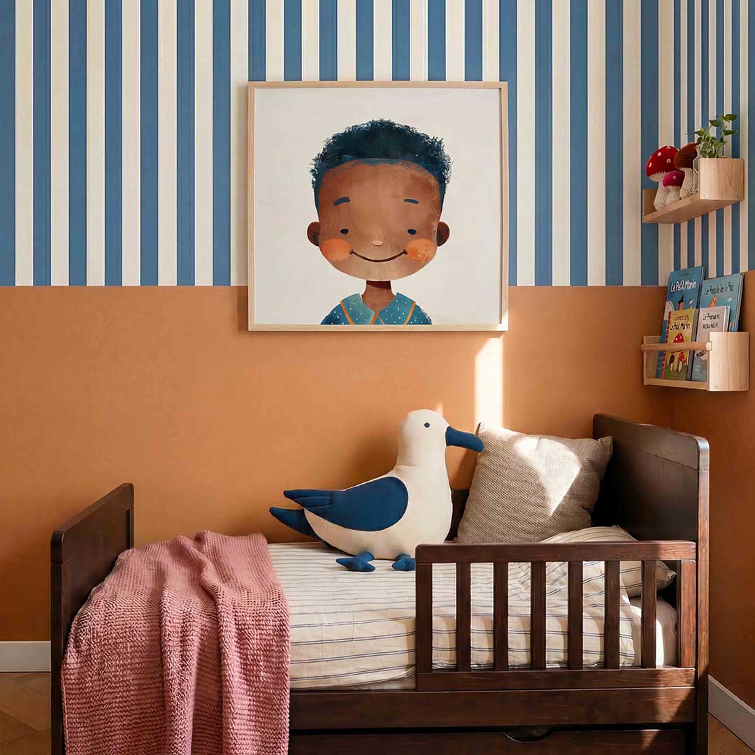 Lachend kind Poster