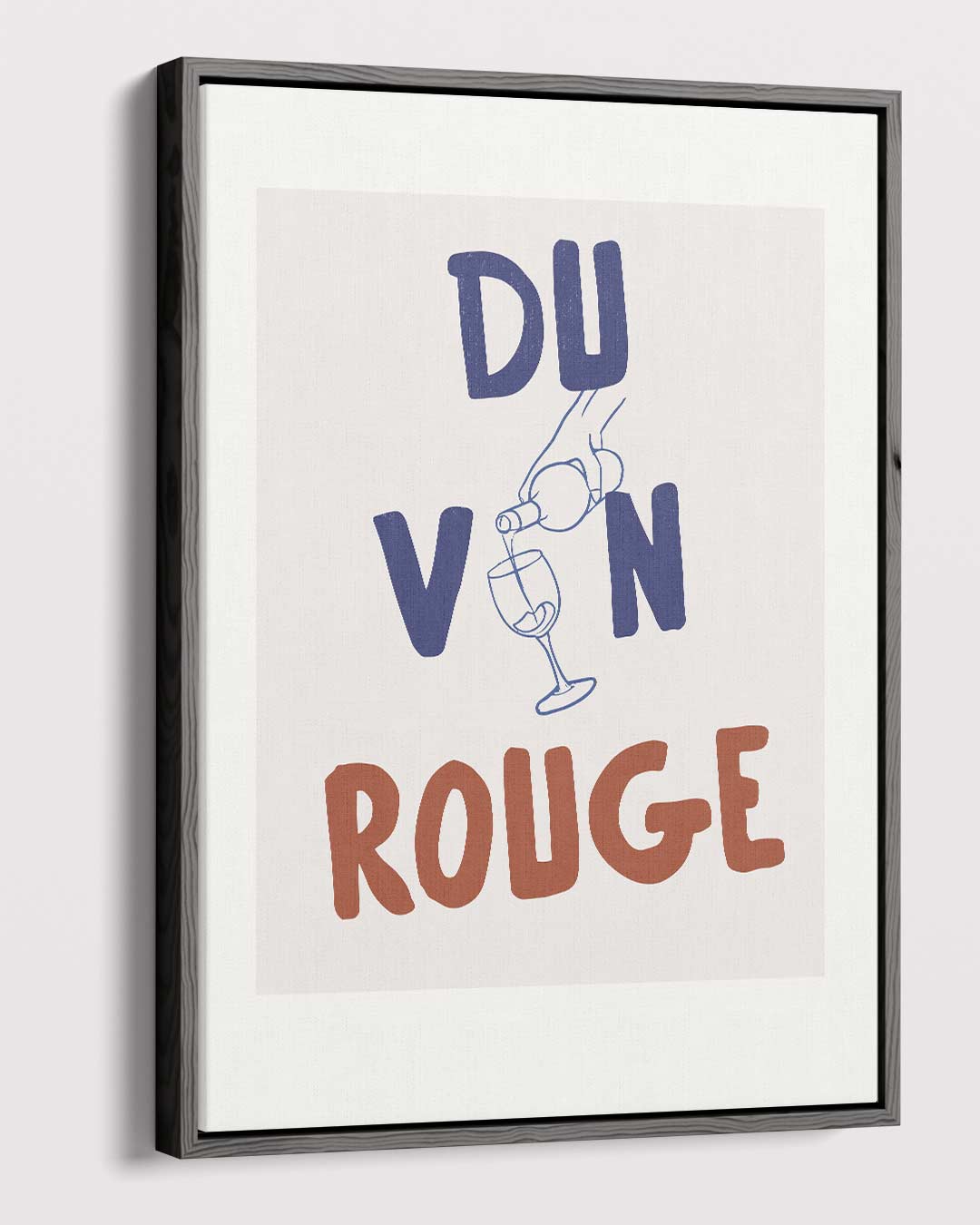Du Vin Rouge Poster