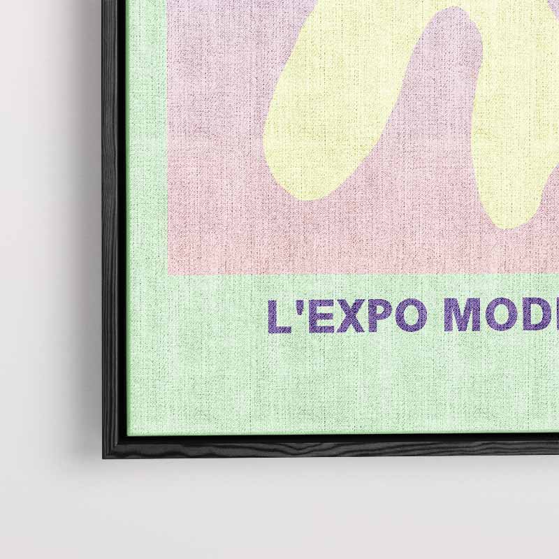 Abstracte Vormen in Pastel Kunstwerk-canvas-dibond-plexiglas-wanddecoratie-WallArtistic